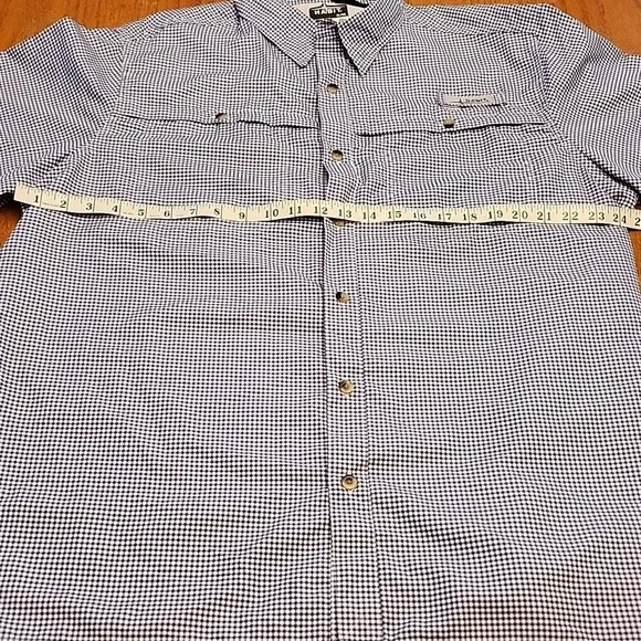 Habit Blue Casual Button Down Shirt - Picture 6 of 10